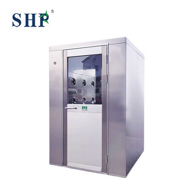 Harga yang bagus Pancuran Udara Bersih Ruang Bersih Bilik 2.2KW CE Dengan Mesin Pembersih Sol on line