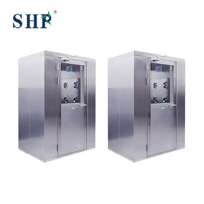 1.1KW Air Shower Room Full Stainless Steel Double Automatic Customizable Capacity
