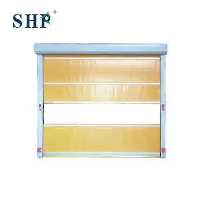 Rolling Pull High Speed Pvc Shutter Roll Up Doors Clean Room Commercial