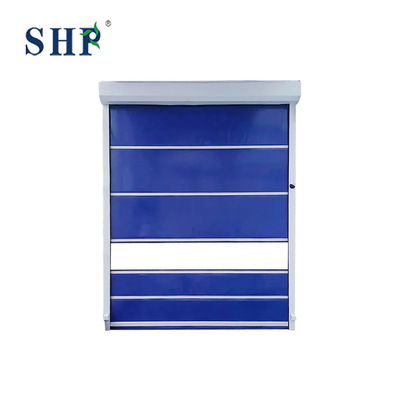 Customized Size high speed clean room doors For Workshop Made Of Plastic Steel