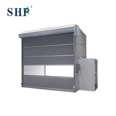 Pvc Workshop High Speed Roll Up Doors Cleanroom Fast Electric Roller Shutter