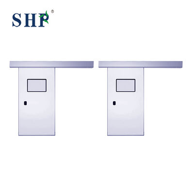 Buen precio Puerta corredera de la sala de limpieza industrial Puerta de bloqueo de aire automática Ecológica en línea