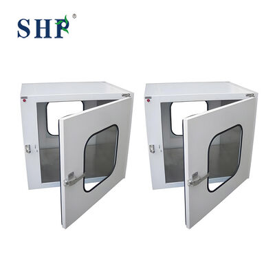Buen precio Ventana de observación de vidrio endurecido doble hueco caja de paso estática en SUS304 en línea