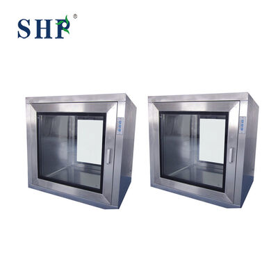 سعر جيد غرفة نظيفة نافذة صناديق المرور أنواع من خلال صناديق المرور UV زجاج مجوف مزدوج صلب الانترنت