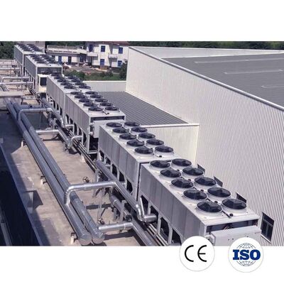 Bon prix Système de refroidisseur d'eau industriel de 1000 kg, refroidi par air, 415 V, unités de chauffage et de refroidissement en ligne