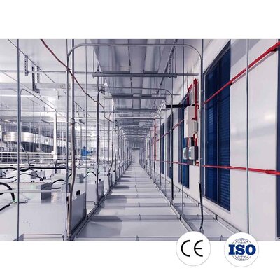 Modular Cleanroom with Sandwich Panel Structure for Industrial Manufacturing